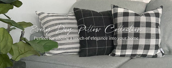 Our everyday decorative pillow collection is perfect for adding a touch of elegance into your home