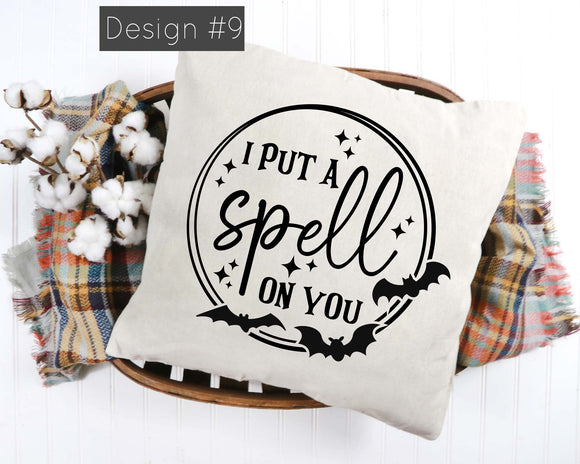 I put a spell on you! 18x18 Pillow cover