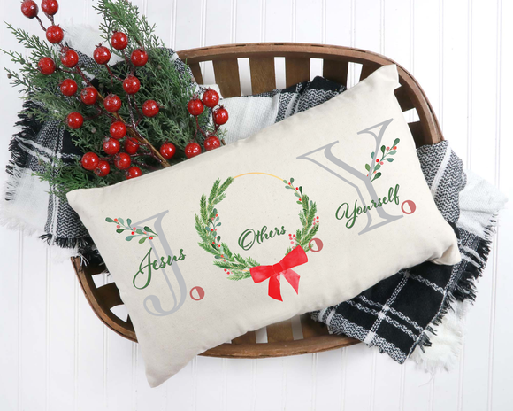 J.O.Y. Pillow Cover