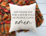 Amen Pillow Cover 18x18 inch