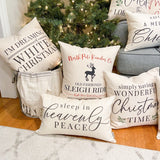 I'm Dreaming of a white Christmas #10 Pillow Cover 17x17 inch