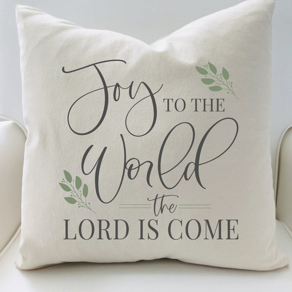 Joy to the World #4 Pillow Cover 17x17 inch