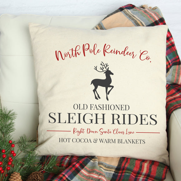 Old Fashioned Sleigh Rides #7 Pillow Cover 17x17 inch