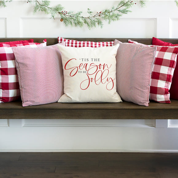 Tis the Season to be Jolly #8 Pillow Cover 17x17 inch