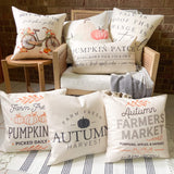 Seven pillow Autumn Farmers Market collection