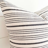The Brooklyn Woven Pillow Cover 18x18 in High End Textured Fabric Closeup