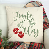 Jingle all the Way #2 Pillow Cover 17x17 inch