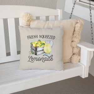 bees, honey, bee decor, honey decor, fresh local honey, summer pillow, summer pillowcover, pillow cover 18x18, patriotic pillow, patriotic decor, home decor, fourth of July, farmhouse pillow, America Decor, Americana Decor, Lemonade, Freh squeezed lemonade, lemonade decor